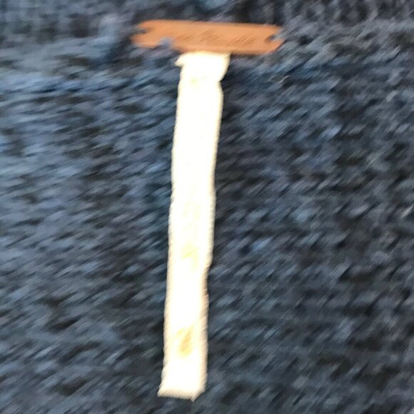 Free People Blue Cardigan With Belt Two Front Pockets and Hooded Size XS - Picture 7 of 8